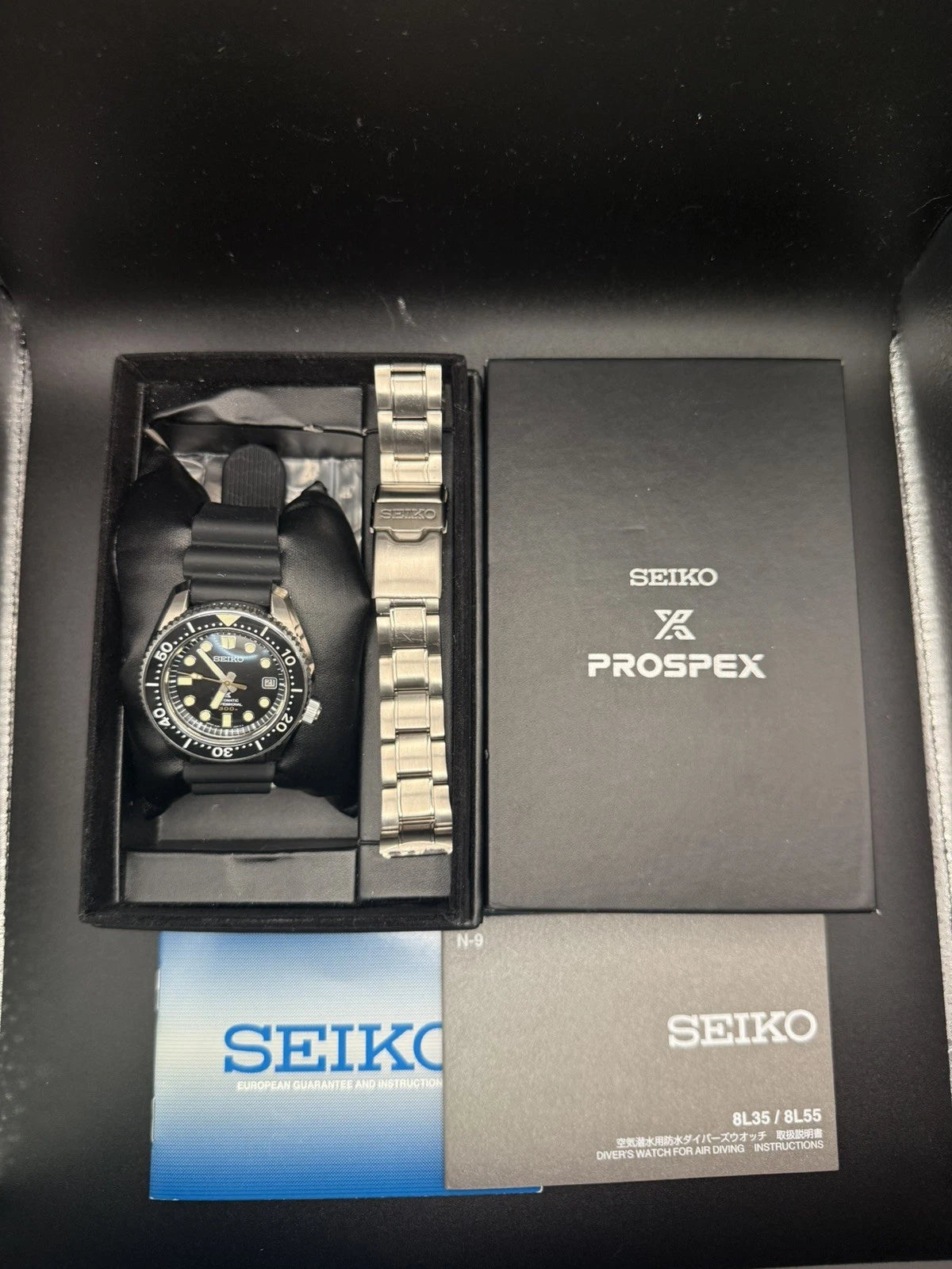 Seiko Prospex Marine Master 300 SLA021J1 – Full Set – Bracelet & Rubber Strap