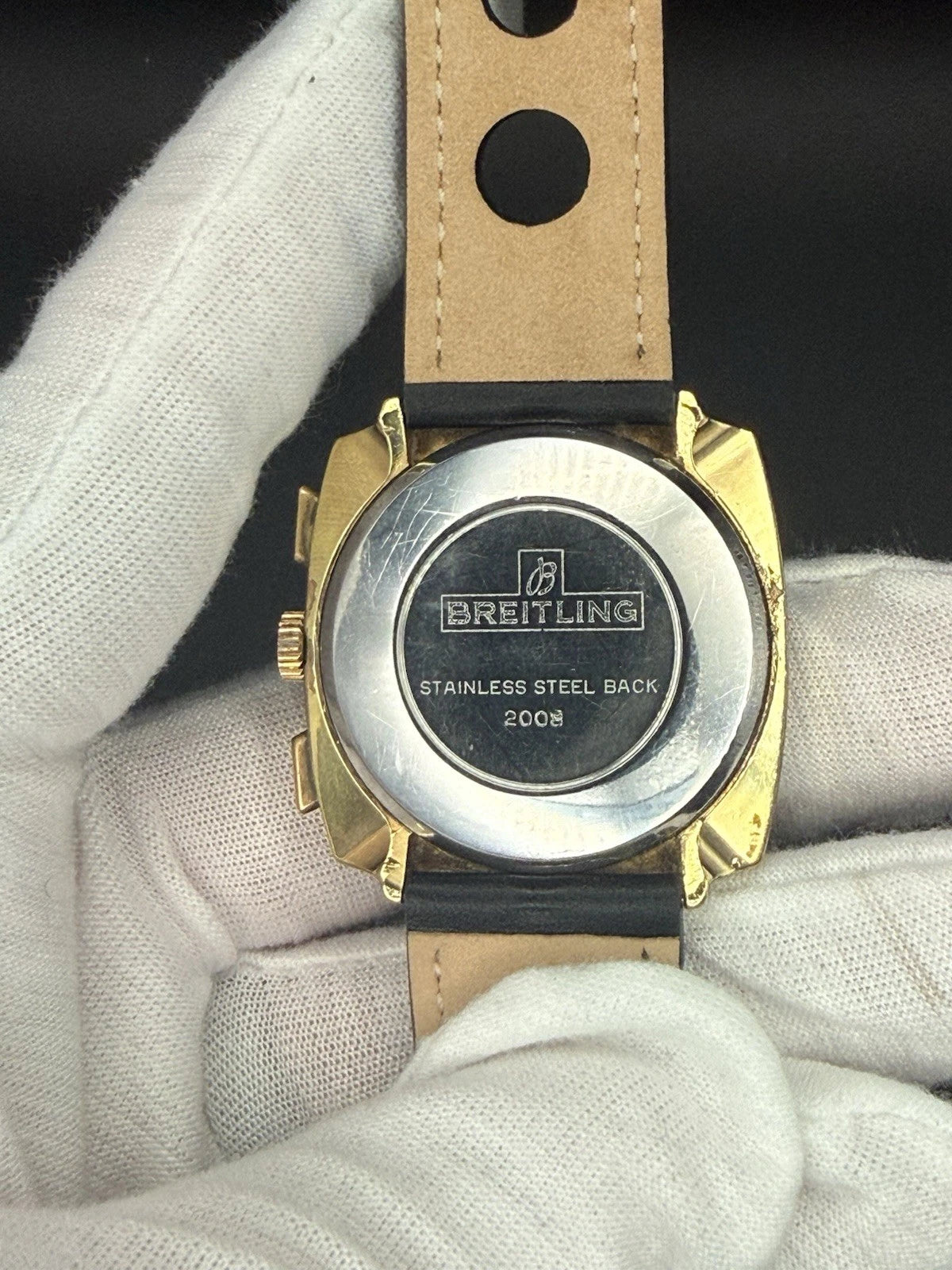 Breitling Top Time Chronograph Ref. 2008 – Reverse Panda Dial – c.1969